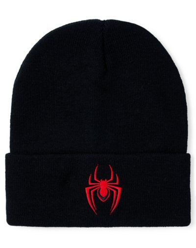 Miles Morales Red Spider-Man Cuff Beanie Hat