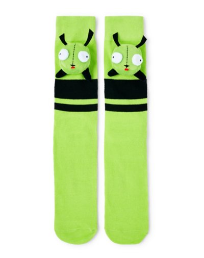 "3D Gir Crew Socks - Invader Zim"