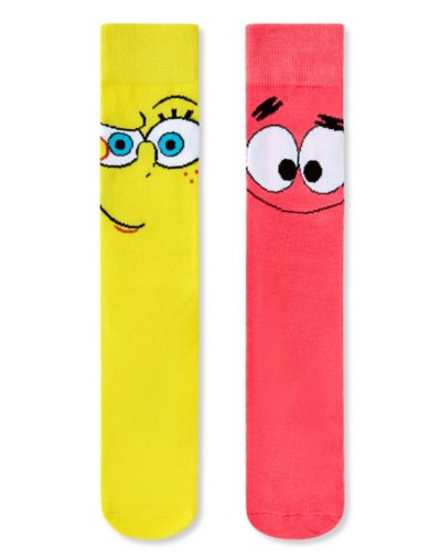 "SpongeBob SquarePants Tongue Crew Socks"