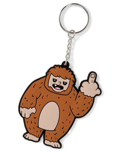 Sasquatch Hates You Keychain