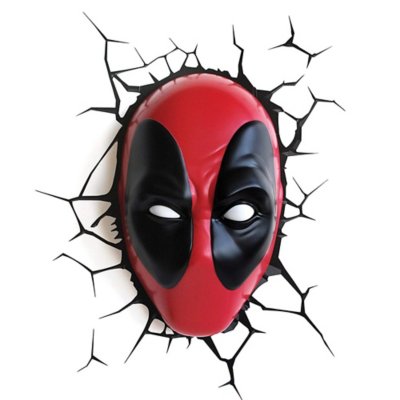 "Deadpool Mask 3D Deco Light"