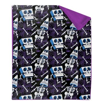 "SpongeBob SquarePants and Patrick Spooky Skeletons Fleece Blanket"