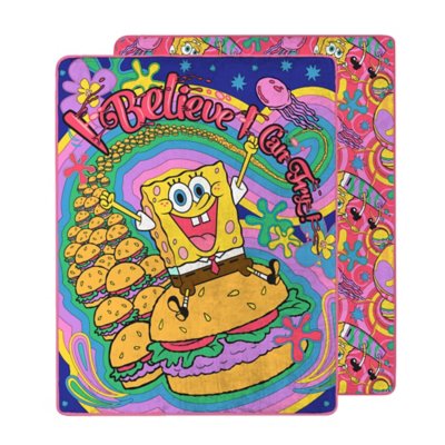 "Krabby Patty Throw Blanket - Spongebob Squarepants"