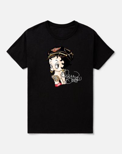 "Betty Boop Biker Club Baby T Shirt"