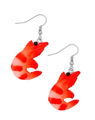 Shrimp Dangle Earrings