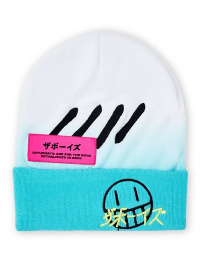 The Boys Gradient Smiley Cuff Beanie Hat