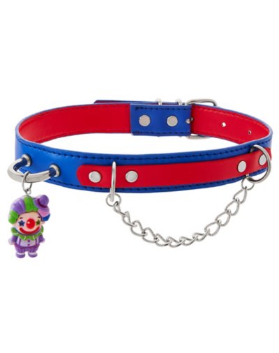 Clown Charm Choker Necklace