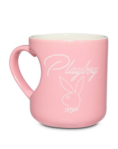 "Playboy Coffee Mug with Heart Handle - 20 oz."