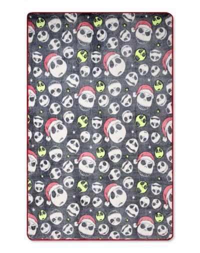 "Santa Jack Skellington Fleece Blanket - The Nightmare Before Christmas"