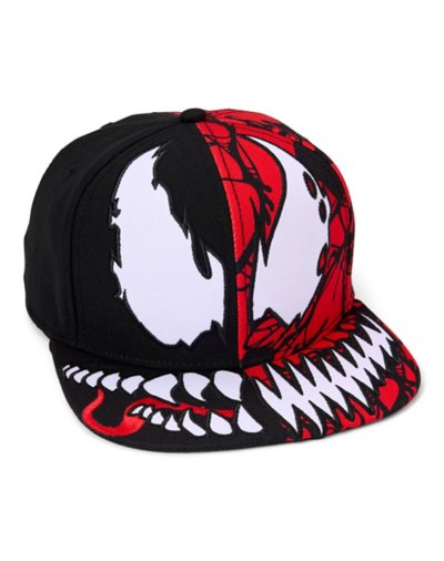 "Carnage Split Big Face Snapback Hat - Venom"