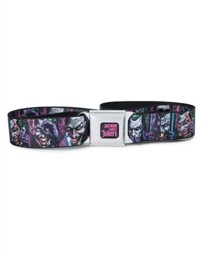 "Buckle-Down The Joker Comic Book Seatbelt Belt - Batman"
