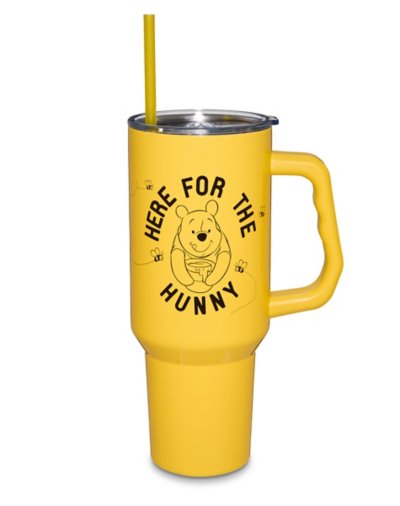 "Here for the Hunny Tumbler with Straw 40 oz. - Winnie the Pooh"