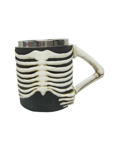 "Molded Skeleton Arm Handle Coffee Mug - 13.5 oz."