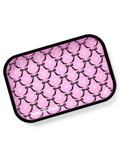 "Pink Playboy Coquette Rabbit Head Tray"