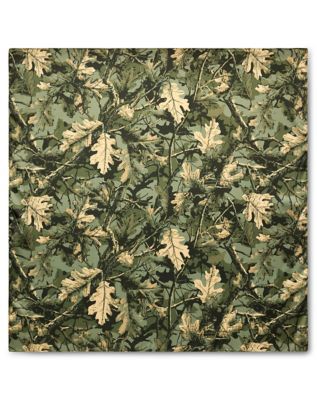 Real Tree Camouflage Satin Bandana, Green - Spencer's
