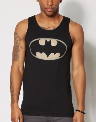 Batman Washed Tank Top Dc Comics Spencers