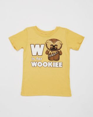W is for Wookie T-shirt for Toddler