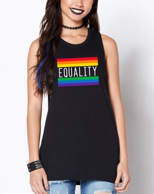 Proud AF Lesbian Pride Crop Top Jersey - Spencer's