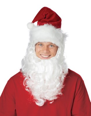 "Santa Wig with Hat and Beard"