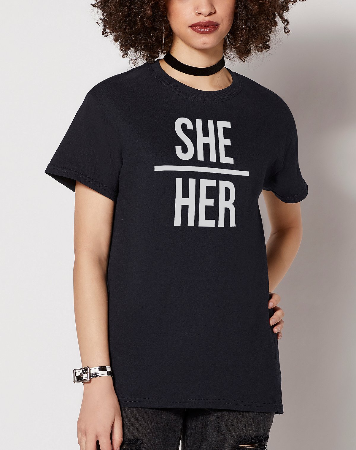 She/Her Pronoun T Shirt