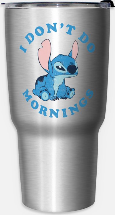 Stitch Don't Do Mornings Travel Tumbler 27 oz. - Lilo & Stitch