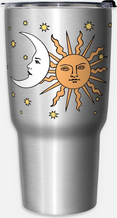 Sun and Moon Travel Tumbler - 27 oz.