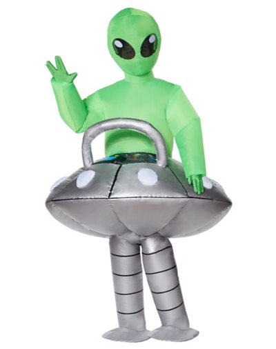 "Kids Inflatable Alien UFO Costume"