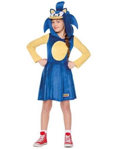 "Kids Sonic the Hedgehog Dress Costume"