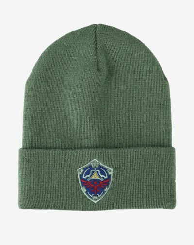 Hylian Shield Cuff Beanie Hat - The Legend of Zelda