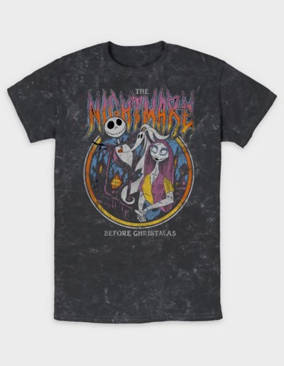 "The Nightmare Before Christmas Washed T Shirt"