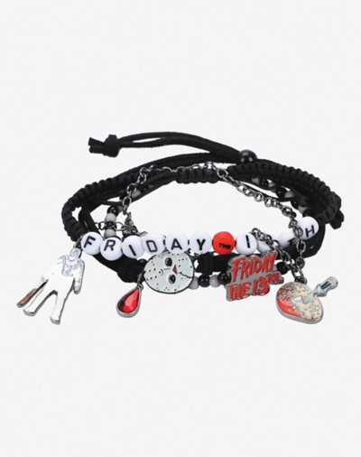 Multi-Pack Horror Icon Bracelets 4 Pack - Friday the 13th