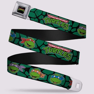 "Buckle-Down Teenage Mutant Ninja Turtles Logo Seatbelt Belt"