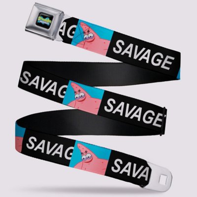 "Buckle-Down Patrick Star Savage Seatbelt Belt - SpongeBob SquarePants"