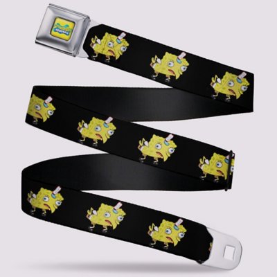 "Buckle-Down SpongeBob SquarePants Mocking Seatbelt Belt"