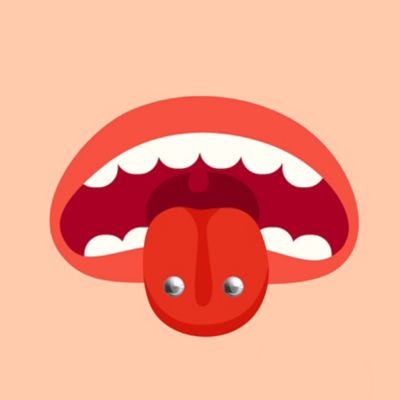 tongue piercings types