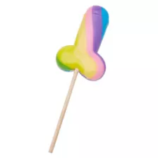Rainbow Pride Lollipop Penis Candy at Spencer's