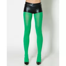 Opaque Tights - Green at Spencer's