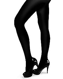 Opaque Tights - Black - Spencer's