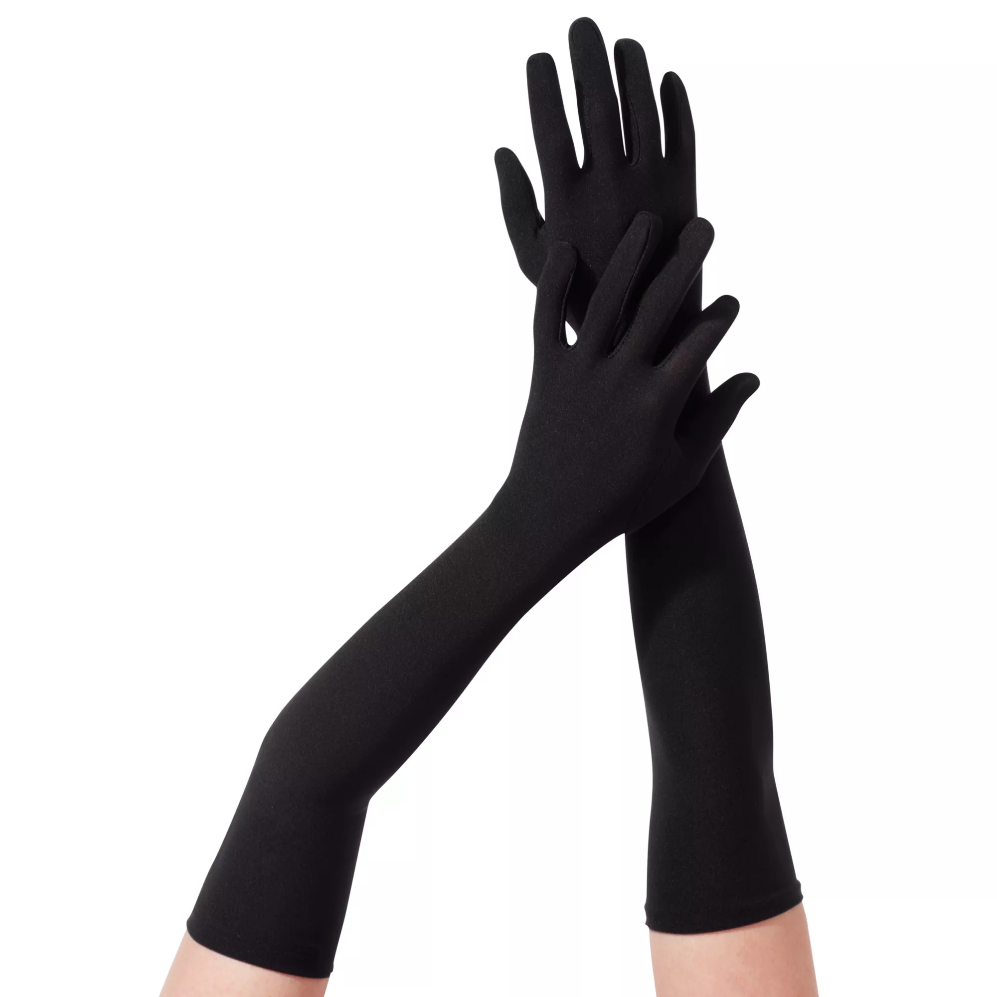 Long Black Gloves