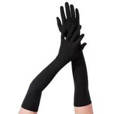 Long Black Adult Gloves at Spirit Halloween