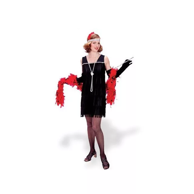 Adult Black Fancy Flapper Dress Costume at Spirit Halloween