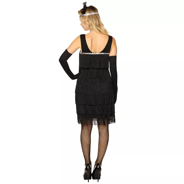 Adult Black Fancy Flapper Dress Costume at Spirit Halloween
