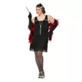 Adult Black Fancy Flapper Dress Costume at Spirit Halloween