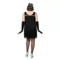 Adult Black Fancy Flapper Dress Costume at Spirit Halloween