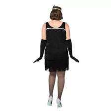 Adult Black Fancy Flapper Dress Costume at Spirit Halloween