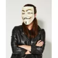 V for Vendetta Half Mask - V for Vendetta at Spencer's