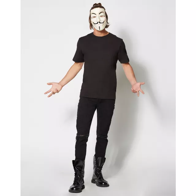 V for Vendetta Half Mask - V for Vendetta at Spencer's
