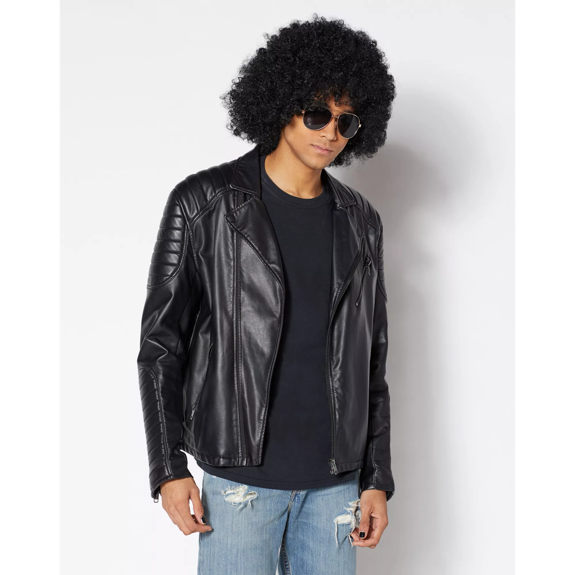 Black Afro Wig at Spencer's