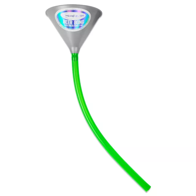 Oktoberfest Beer Bong - 24 Inch Silver And Green at Spencer's