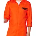 Adult Department of Corrections Prisoner One Piece Costume at Spirit Halloween